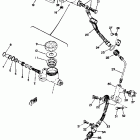 TX 750 Master cylinder brake hose
