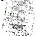 TX 750 Speedometer tachometer