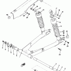 TX 750 Rear arm rear cushion chain case