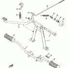G7S Stand footrest brake pedal