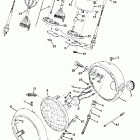 CS 3 Head lamp, speedometer & tachometer