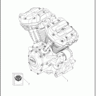 FLHTCUTGSE 1TBH CVO TRIKE (2022) ENGINE ASSEMBLY - MILWAUKEE-EIGHT® 117 ENGINE