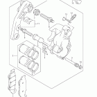DR-Z400S Передний суппорт тормозной