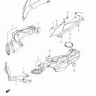 GSX-R750 Air intake pipe (model k9)