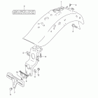 VS1400 Boulevard S83 Заднее крыло