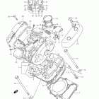 VS800 Boulevard S50 Головка цилиндров (передняя)
