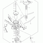 VS800 Boulevard S50 Карбюратор (задний)