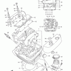 VL1500,T Boulevard C90 Головка цилиндров (передняя)