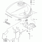 GSX650F Топливный бак (model k8)