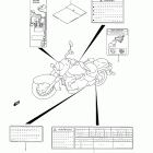 VL1500,T Boulevard C90 Наклейки