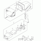 DR650SE Задний фонарь