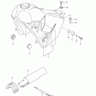 DR-Z400S Топливный бак (model k9)