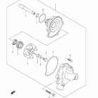 GSX650F Водяной насос