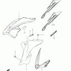 DR-Z70 Fuel tank cover