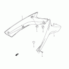 DL650,A Обтекатель рамы