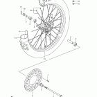 RM85,L Front wheel (rm85lk7 / lk8 / lk9)