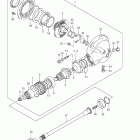 VL800,C,T Boulevard C50 Eller shaft - final drive gear (vl800ck7 / ck8 / ck9)