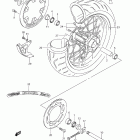 DR-Z400SM Rear wheel (model k5 / k6)