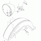 VL1500,T Boulevard C90 Front fender (model k9)