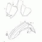 RM-Z450 Переднее крыло
