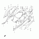 GSX-R600 Frame cover (model k8)