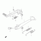 GSX650F Подножка