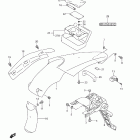 DR-Z400SM Rear fender (model k5 / k6)