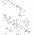 DR-Z400SM Механизм  переключения передач
