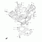 GS500F Головка цилиндра