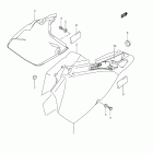 DR-Z400SM Frame cover (model k9)