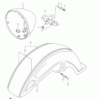 VL1500,T Boulevard C90 Front fender (model k7)