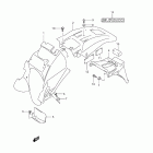 DR650SE Заднее крыло