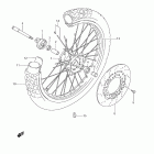 DR650SE Переднее колесо