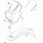 DR200SE Headlamp cover (model k8 / k9)