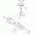 GSX650F Коленвал
