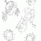 GSX650F Крышки картера