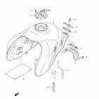 DL650,A Топливный бак (model k8)