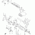 DR-Z400S Механизм  переключения передач