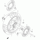 AN650,A Front wheel (an650k6 / k7 / k8 / k9)