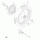 GS500F Переднее колесо