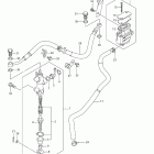 GSX1300BK,A B-KING Rear master cylinder (gsx1300bkk8 / k9)