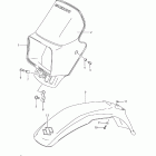 DR200SE Headlamp cover (model k6 / k7)