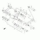 DR-Z400S Втулки заднего рычага