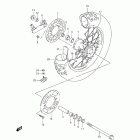 RM85,L Rear wheel (rm85lk7 / lk8 / lk9)