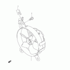 DR-Z400S Вентилятор радиатора