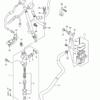 GSX1300BK,A B-KING Rear master cylinder (gsx1300bkak8 / ak9)