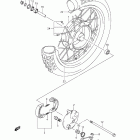 DR-Z125,L Front wheel (dr-z125)