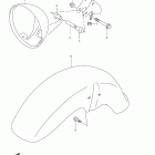 GZ250 Фара головного света