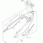 GSX650F Seat tail cover (eaj,fke,glr)