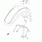 VL800,C,T Boulevard C50 T fender (vl800k6 / tk6 / ck6 / k7 / tk7)